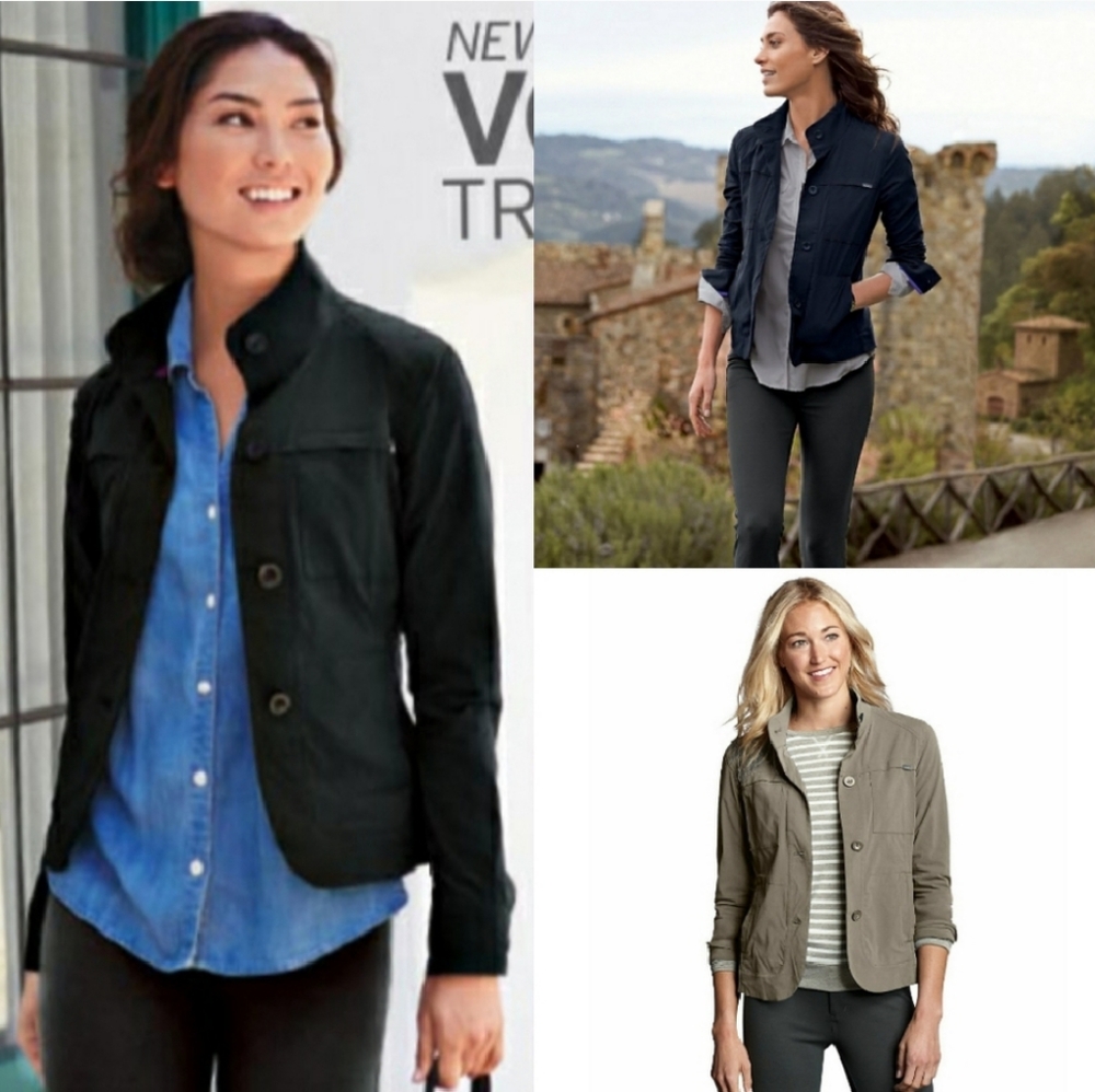 Eddie Bauer voyager travel jacket